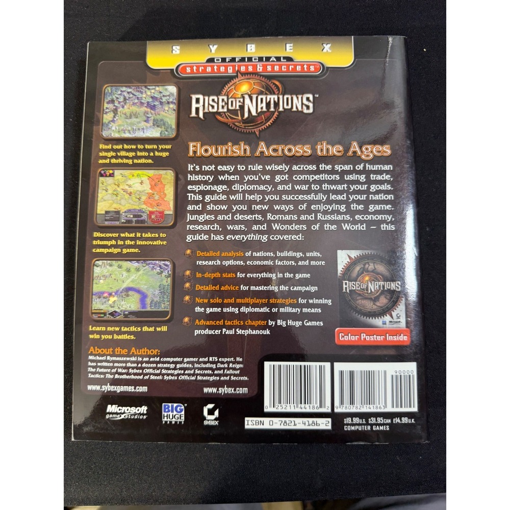 Sybex Rise of Nations Strategy Guide OS EUC PC RTS Book Michael Rymaszewski - Picture 5 of 5
